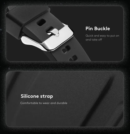 DANIEL GORMAN Magnetic Driven Watch Fashion Waterproof Quartz Watch with Black Silicone Strap Copper Case Beads Pointers DG0221