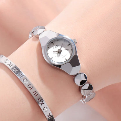 Blue Women Watch Light Luxury Trendy Fashion Metal Bracelet Watches Blue Waterproof Ladies Fashion Quartz Clock Wristwatches