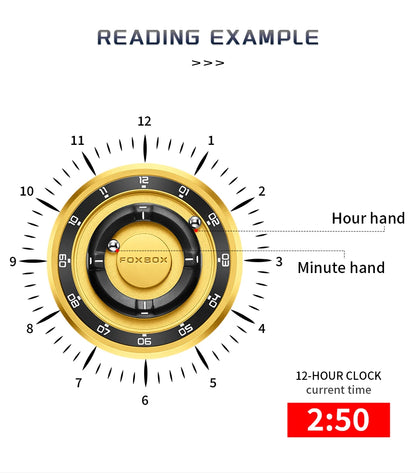 FOXBOX Unique Dial Quartz Man Watch Fashion Casual Sport Silicone Srolling Beads Clock Magnetic Force Waterproof Watches for Men