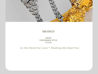 2025 New Women Watch Light Luxury Brand Diamond Inlaid Bracelet Watches Waterproof Ladies Fashion Quartz Clock Wristwatch Gift