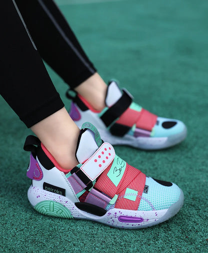 New Brand Children's Basketball Shoes For Boys Girls Non-slip Kids Sport Shoes Lightweight Outdoor Sneakers Trainers Footwear