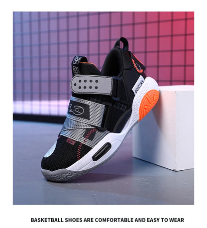 New Brand Children's Basketball Shoes For Boys Girls Non-slip Kids Sport Shoes Lightweight Outdoor Sneakers Trainers Footwear