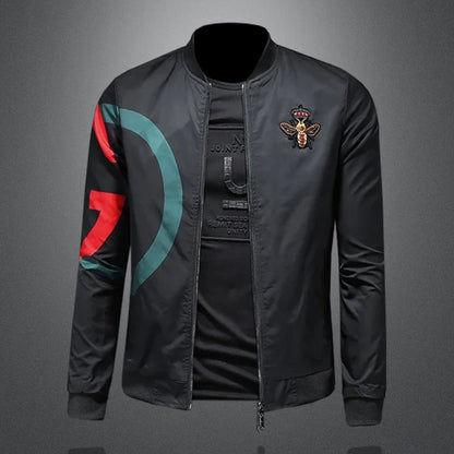 New Spring and Autumn Round Neck Baseball Jacket Men's Jacket Luxury Fashion Designer Casual Slim fit Coat  bomber jacket men