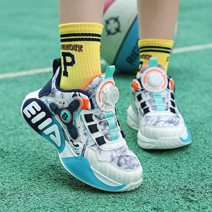 Children's Sports Shoes Flat Outdoor Sports Lightweight Casual Footwear Wear-resistant Comfortable Running Shoes for Kids