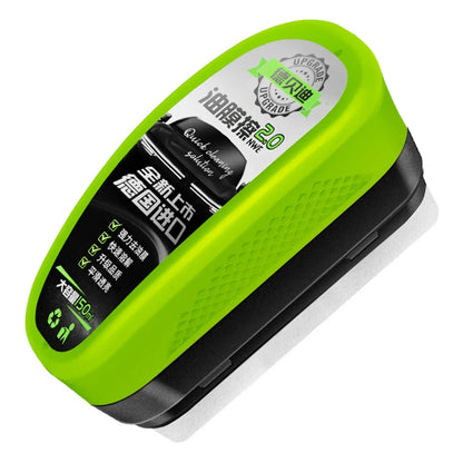 1Pc Car Glass Oil Film Wipe-front Windshield Side Window, Oil Removal, Dirt Removal, Coating, Crystal Plating, Strong Cleaning