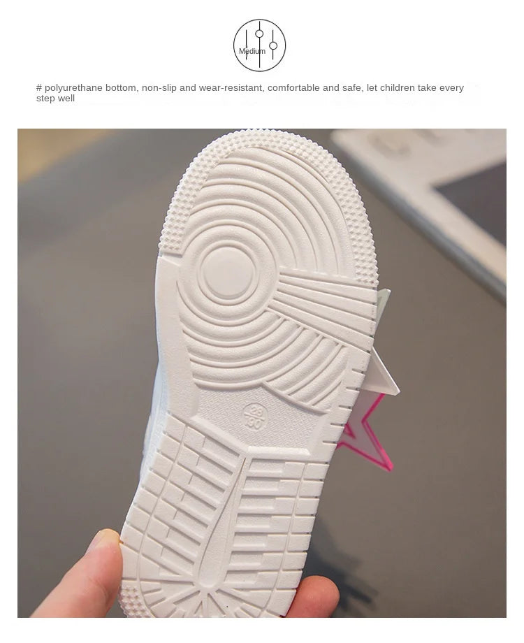 Spring Kids Shoes Fashion Classic Non-slip Children Sneakers 2024 Autumn New Walking Shoes for Girls Casual Outdoor