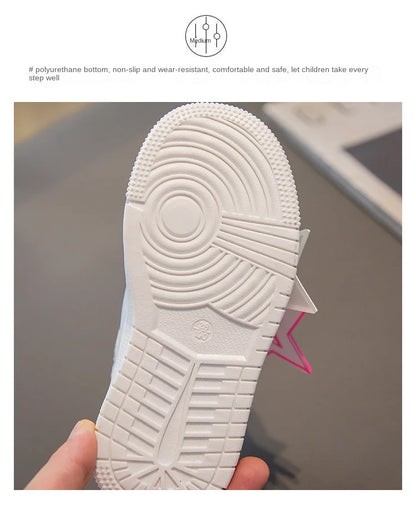 Spring Kids Shoes Fashion Classic Non-slip Children Sneakers 2024 Autumn New Walking Shoes for Girls Casual Outdoor