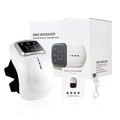 foreverlily Smart Cordless Knee Massager Vibration Air Pressure Knee Relaxing Massage Electric Elbow Shoulder Knee masajeador