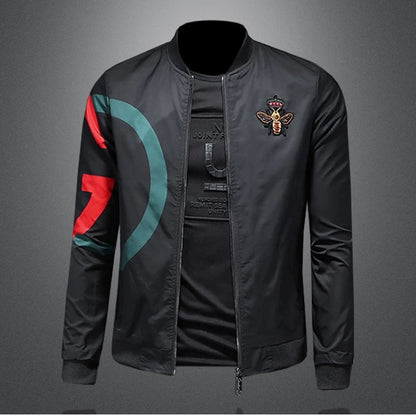 New Spring and Autumn Round Neck Baseball Jacket Men's Jacket Luxury Fashion Designer Casual Slim fit Coat  bomber jacket men