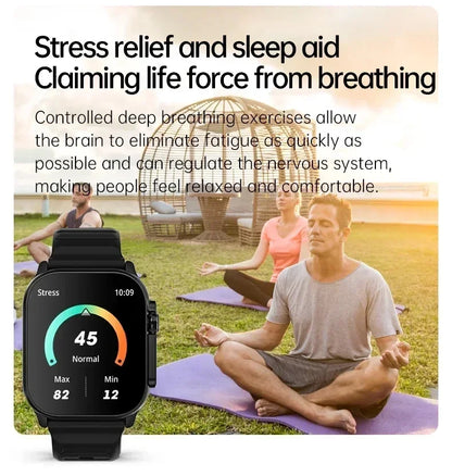 New Watch T800 Ultr 2 Smart Watch Men 49mm NFC Women GPS Track Bluetooth Call BT Music Games Wireless Charging Smartwatch