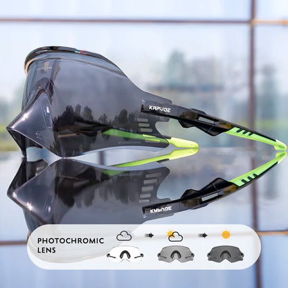 Kapvoe Cycling Sunglasses UV400 Protect Men Bike Sunglasses MTB Eyewear Outdoor Sport Goggles Bike Glasses Oculos De Ciclismo
