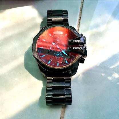 Top Brand Chronograph Watches Men Large Dial Multifunction Military Quartz Business Creative Sports Wristwatch Relogio Masculino