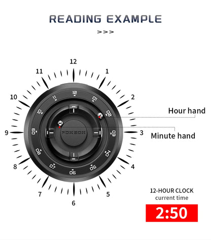 Foxbox 2025 Luxury Watches Men Creative Scrolling Beads Quartz Wristwatches Fashion Waterproof Magnetic Force Mens Watch Reloj