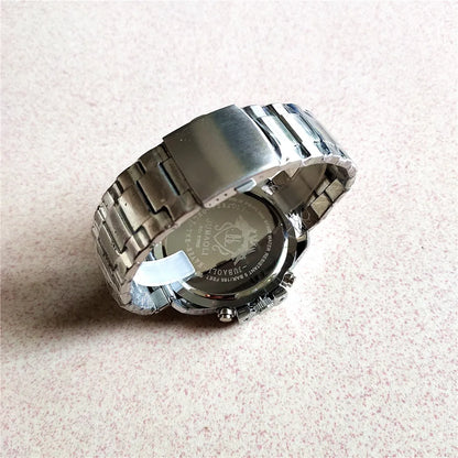 Top Brand Chronograph Watches Men Large Dial Multifunction Military Quartz Business Creative Sports Wristwatch Relogio Masculino