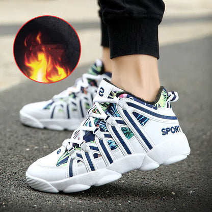 Winter Basketball Sneakers for Couples - Trendy Casual Shoes